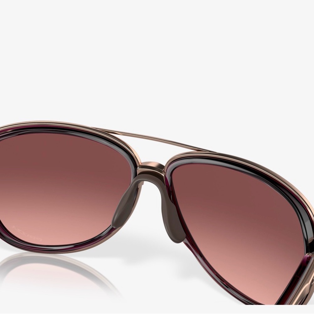 Oakley Women's Split Time Crystal Raspberry Sunglasses - Picture 8 of 9